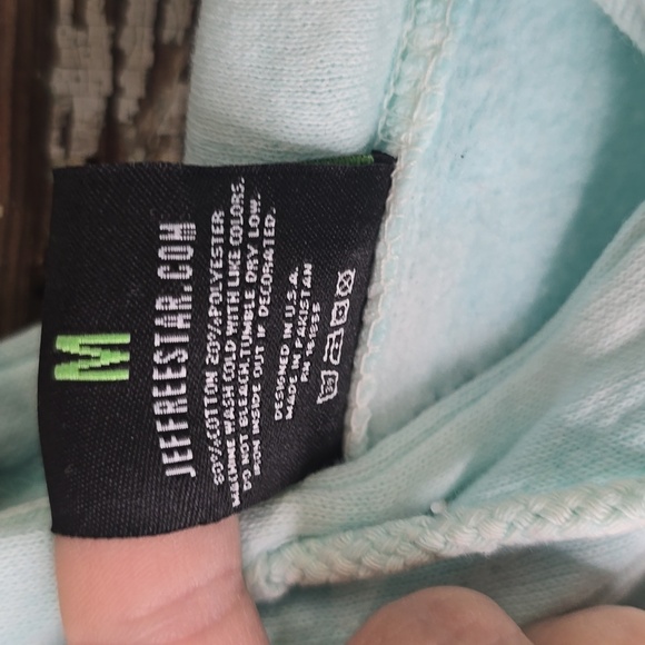 Jeffree Star Tie-Dye Hoodie with Star Logo And Print On One Sleeve, NIP, MULT SZ - Picture 5 of 5